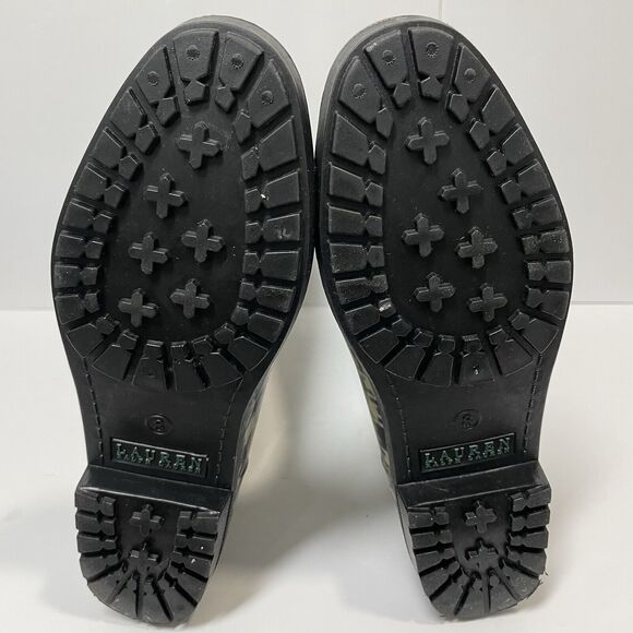 LAUREN RALPH LAUREN Rossalyn Houndstooth Tall Rain Boots Size 8 B 11768 G15 - Picture 9 of 9